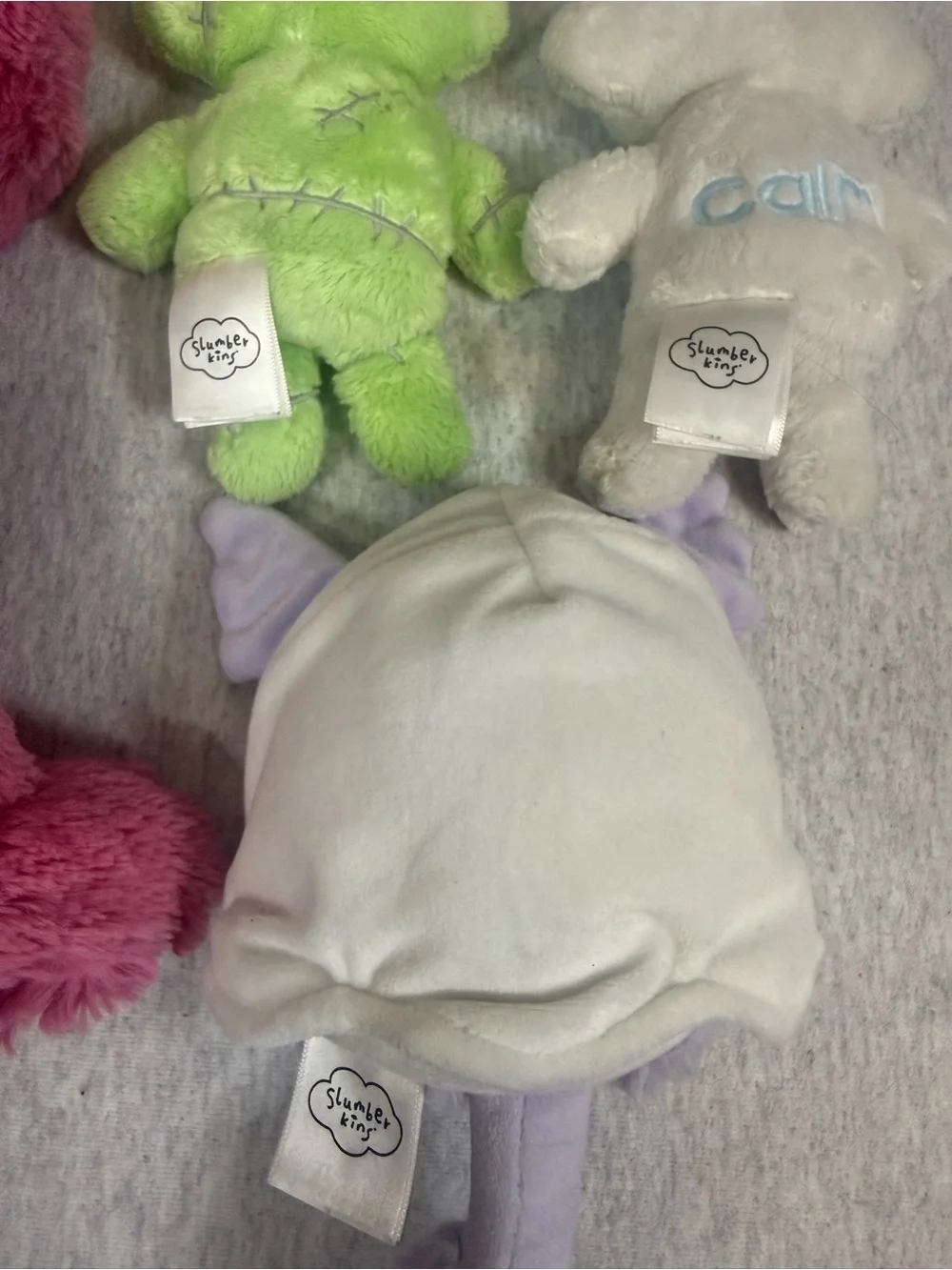 Slumberkins Plush Toy Collection 4-Piece Set Large/Mini Bigfoot, Vlad, and Frank